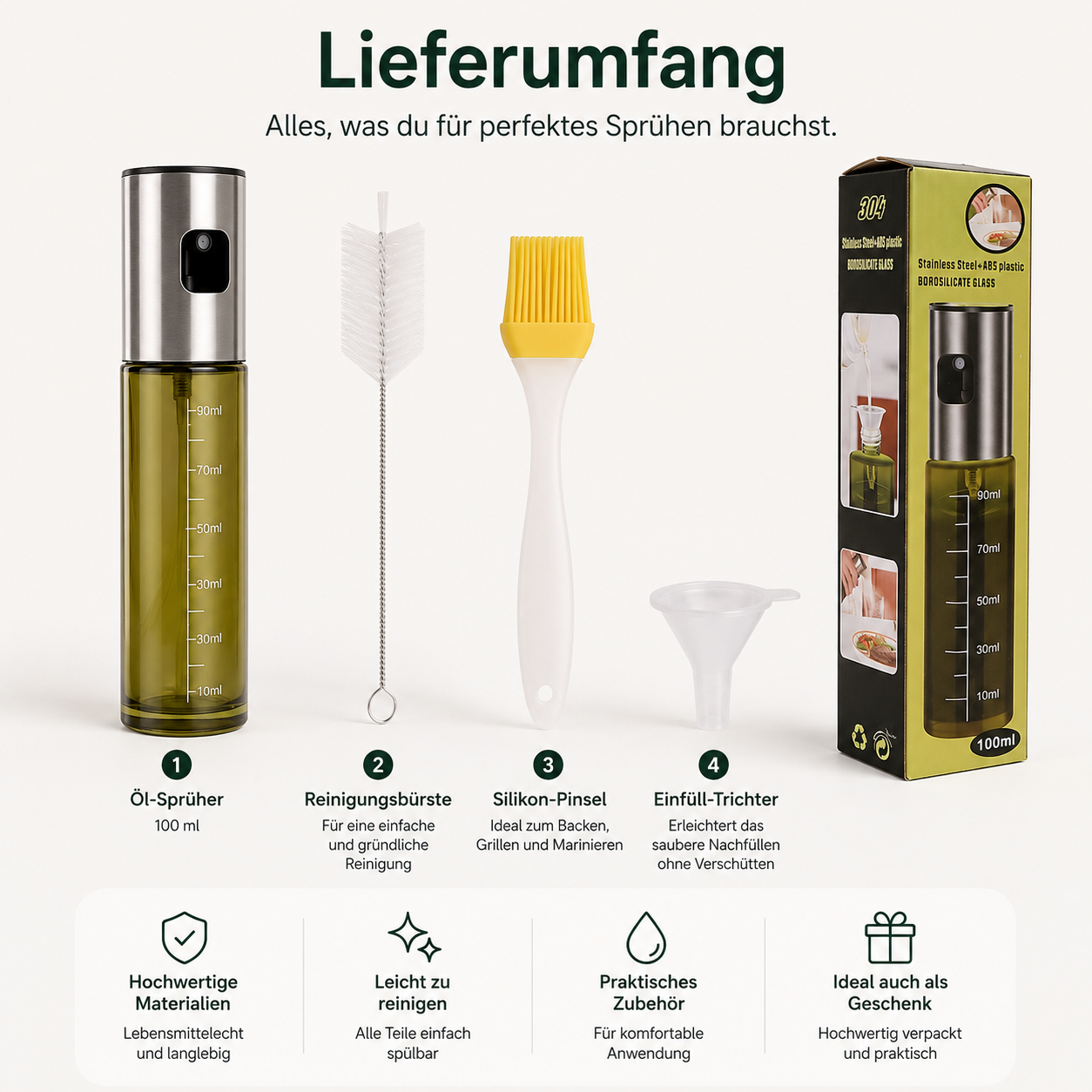 OilMaster™ Premium Öl-Sprüher