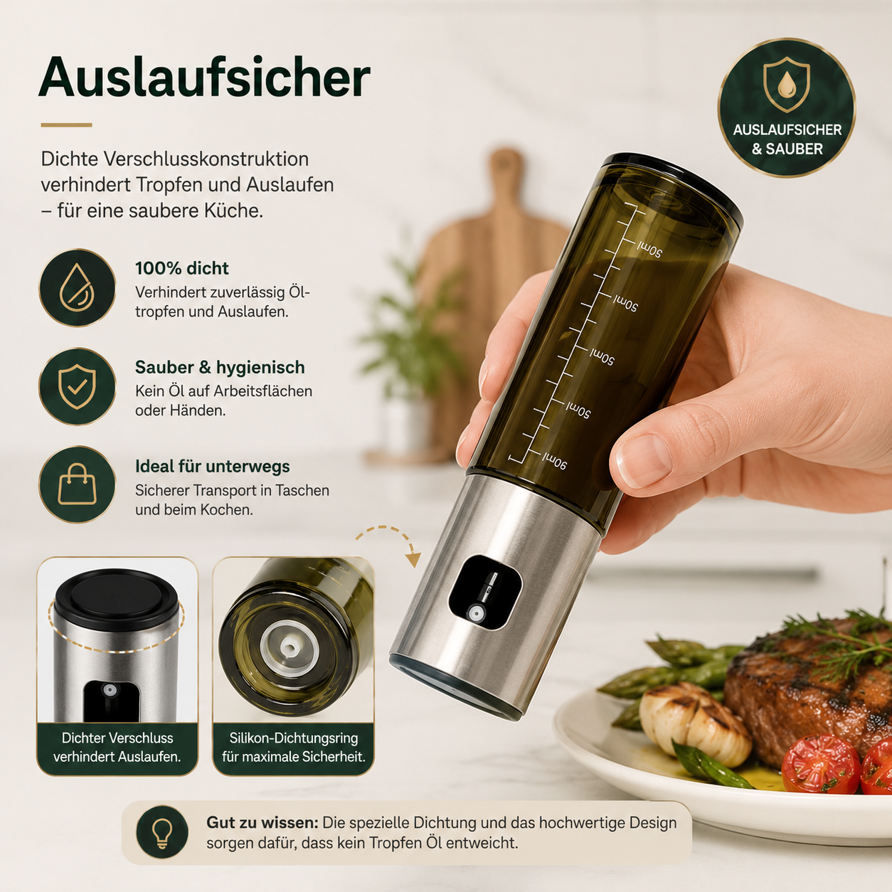 OilMaster™ Premium Öl-Sprüher